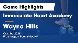 Immaculate Heart Academy  vs Wayne Hills  Game Highlights - Oct. 26, 2021