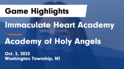 Immaculate Heart Academy  vs Academy of Holy Angels Game Highlights - Oct. 3, 2023