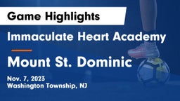 Immaculate Heart Academy  vs Mount St. Dominic Game Highlights - Nov. 7, 2023