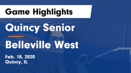 Quincy Senior  vs Belleville West  Game Highlights - Feb. 18, 2020