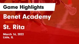 Benet Academy  vs St. Rita  Game Highlights - March 16, 2022