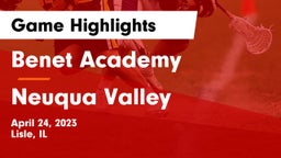 Benet Academy  vs Neuqua Valley  Game Highlights - April 24, 2023