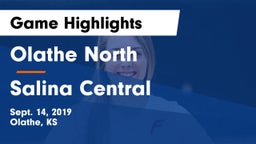 Olathe North  vs Salina Central Game Highlights - Sept. 14, 2019