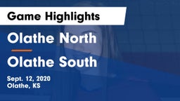 Olathe North  vs Olathe South  Game Highlights - Sept. 12, 2020