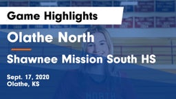 Olathe North  vs Shawnee Mission South HS Game Highlights - Sept. 17, 2020