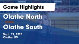 Olathe North  vs Olathe South  Game Highlights - Sept. 22, 2020