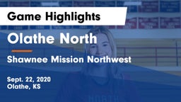 Olathe North  vs Shawnee Mission Northwest  Game Highlights - Sept. 22, 2020