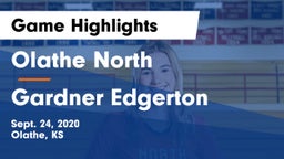 Olathe North  vs Gardner Edgerton Game Highlights - Sept. 24, 2020