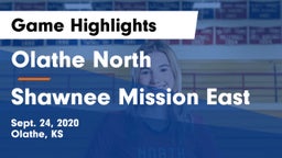 Olathe North  vs Shawnee Mission East Game Highlights - Sept. 24, 2020
