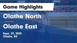 Olathe North  vs Olathe East  Game Highlights - Sept. 29, 2020