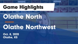 Olathe North  vs Olathe Northwest Game Highlights - Oct. 8, 2020