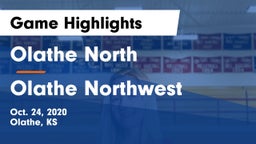 Olathe North  vs Olathe Northwest Game Highlights - Oct. 24, 2020
