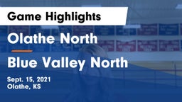 Olathe North  vs Blue Valley North  Game Highlights - Sept. 15, 2021