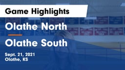 Olathe North  vs Olathe South  Game Highlights - Sept. 21, 2021