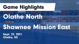 Olathe North  vs Shawnee Mission East Game Highlights - Sept. 23, 2021