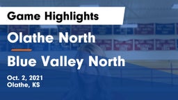 Olathe North  vs Blue Valley North Game Highlights - Oct. 2, 2021