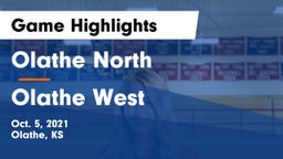 Olathe North  vs Olathe West   Game Highlights - Oct. 5, 2021