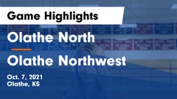 Olathe North  vs Olathe Northwest  Game Highlights - Oct. 7, 2021