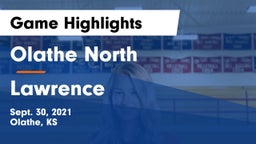 Olathe North  vs Lawrence  Game Highlights - Sept. 30, 2021