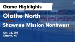 Olathe North  vs Shawnee Mission Northwest Game Highlights - Oct. 23, 2021