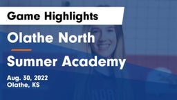 Olathe North  vs Sumner Academy  Game Highlights - Aug. 30, 2022