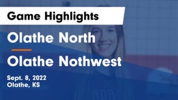 Olathe North  vs Olathe Nothwest Game Highlights - Sept. 8, 2022