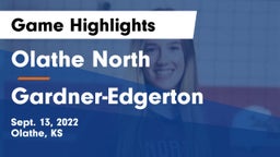 Olathe North  vs Gardner-Edgerton  Game Highlights - Sept. 13, 2022