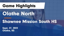 Olathe North  vs Shawnee Mission South HS Game Highlights - Sept. 27, 2022