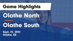 Olathe North  vs Olathe South Game Highlights - Sept. 22, 2022