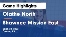 Olathe North  vs Shawnee Mission East Game Highlights - Sept. 24, 2022