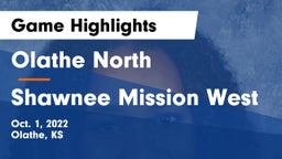 Olathe North  vs Shawnee Mission West Game Highlights - Oct. 1, 2022