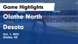 Olathe North  vs Desoto Game Highlights - Oct. 1, 2022