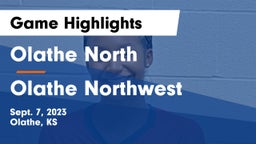 Olathe North  vs Olathe Northwest  Game Highlights - Sept. 7, 2023