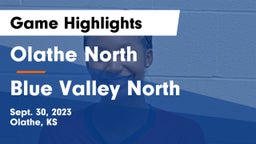 Olathe North  vs Blue Valley North Game Highlights - Sept. 30, 2023