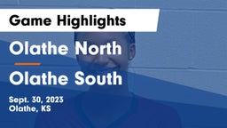 Olathe North  vs Olathe South Game Highlights - Sept. 30, 2023