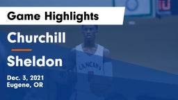 Churchill  vs Sheldon  Game Highlights - Dec. 3, 2021