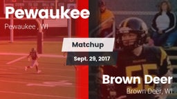 Matchup: Pewaukee vs. Brown Deer  2017