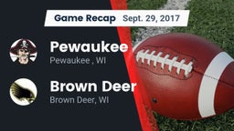 Recap: Pewaukee  vs. Brown Deer  2017