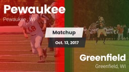 Matchup: Pewaukee vs. Greenfield  2017