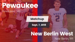 Matchup: Pewaukee vs. New Berlin West  2018