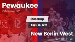 Matchup: Pewaukee vs. New Berlin West  2019