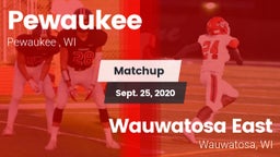 Matchup: Pewaukee vs. Wauwatosa East  2020