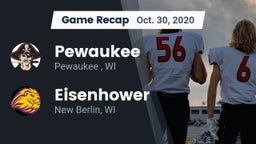 Recap: Pewaukee  vs. Eisenhower  2020
