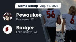 Recap: Pewaukee  vs. Badger  2022