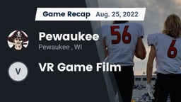 Recap: Pewaukee  vs. VR Game Film 2022