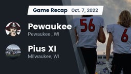 Recap: Pewaukee  vs. Pius XI  2022