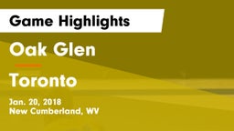 Oak Glen  vs Toronto Game Highlights - Jan. 20, 2018