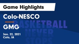 Colo-NESCO  vs GMG  Game Highlights - Jan. 22, 2021