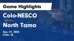 Colo-NESCO  vs North Tama  Game Highlights - Jan. 21, 2022
