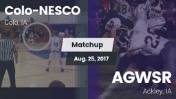 Matchup: Colo-NESCO High Scho vs. AGWSR  2017
